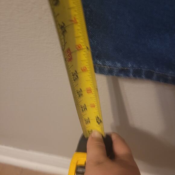 Wrangler Riggs Workwear Mens 36 Straight Leg Carpenter Jeans Dark Wash Utility - Picture 8 of 10